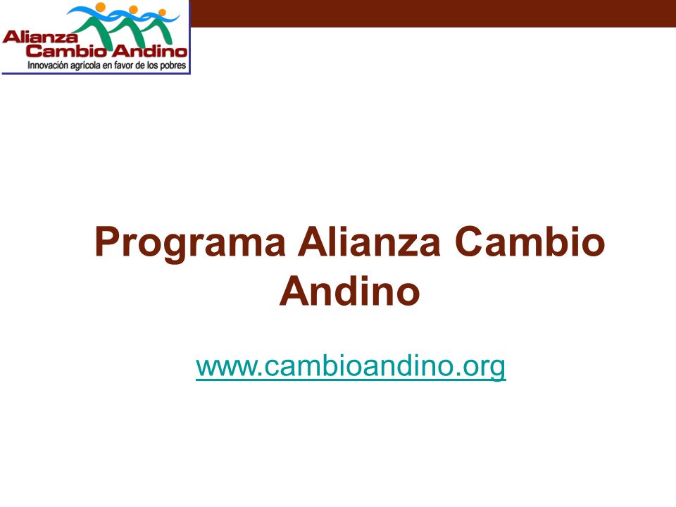 Programa Alianza Cambio Andino