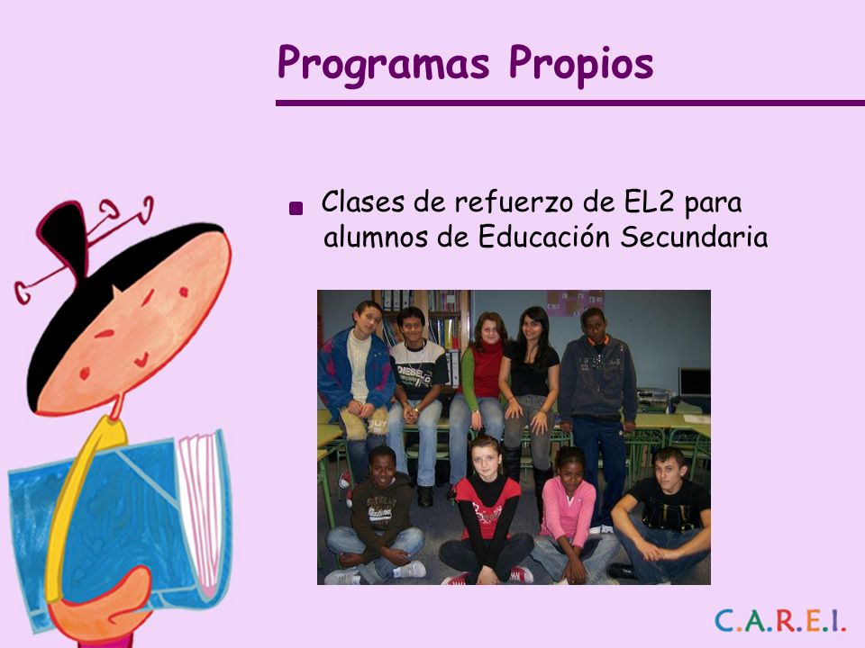 Programas Propios Clases de refuerzo de EL2 para alumnos de Educación Secundaria
