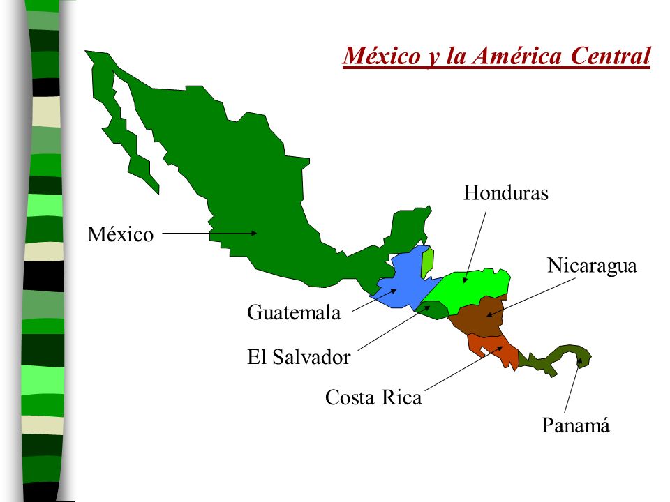 América Central El Caribe El Mundo Hispanohablante La América del Sur América del Norte