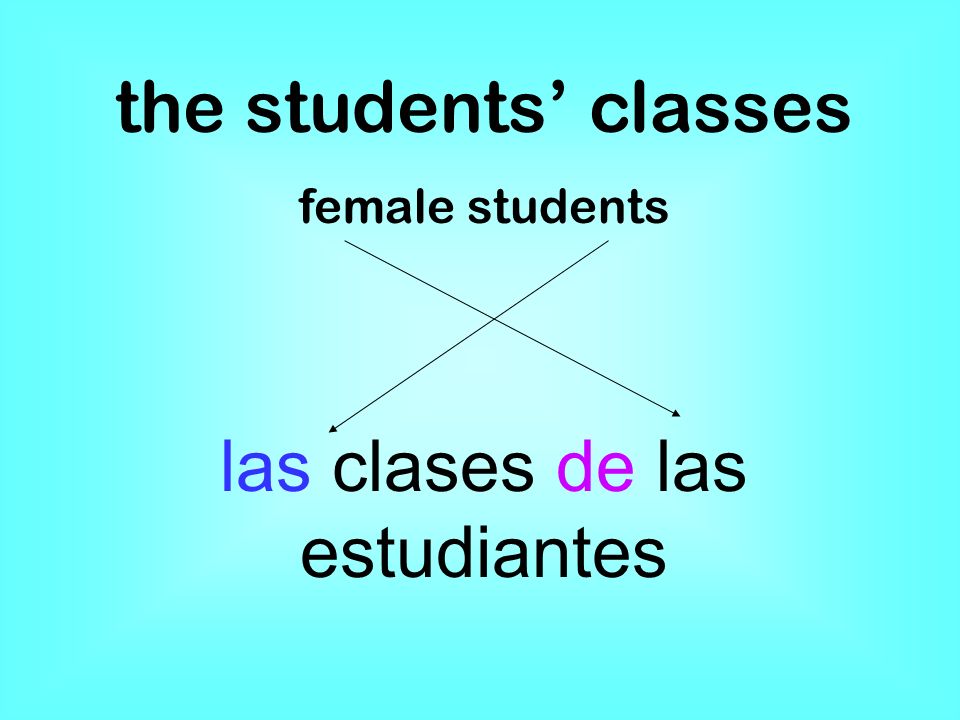 the students classes female students las clases de las estudiantes