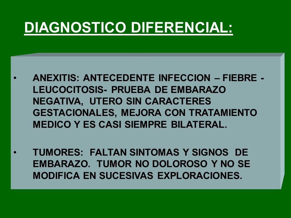 DIAGNOSTICO DIFERENCIAL EMBARAZO diagnostico diferencial embarazo: