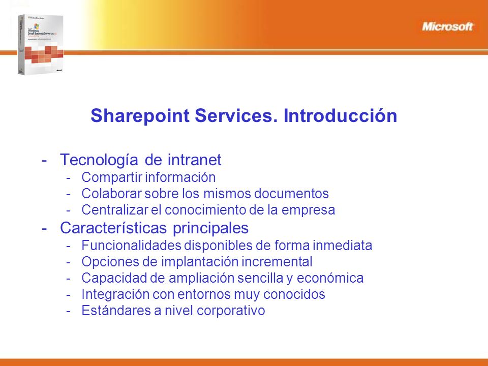 Sharepoint Services.