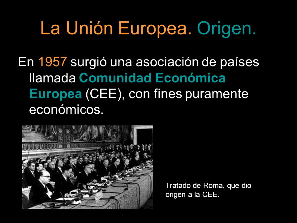 COMUNIDAD ECONOMICA EUROPEA 1957 comunidad economica europea 1957: