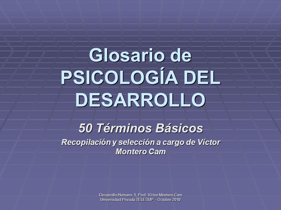GLOSARIO TERMINO PSICOLOGIA glosario termino psicologia:
