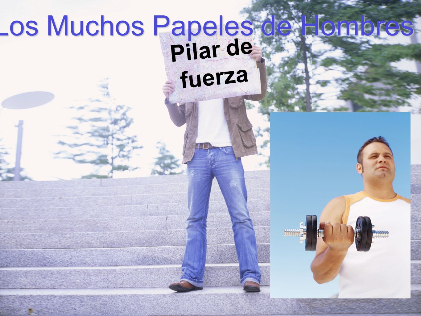 muchos papeles de hombres pilar de fuerza diapositiva 15 los muchos