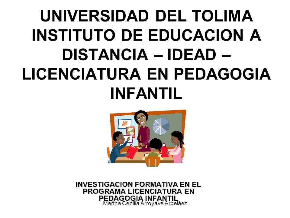 UNIVERSIDAD DE EDUCACION INFANTIL universidad de educacion infantil:
