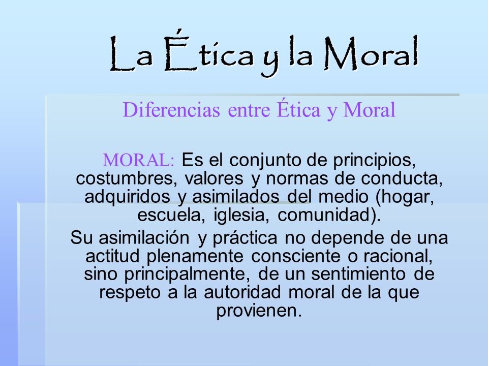 DIFERENCIA CONCIENCIA MORAL diferencia conciencia moral: