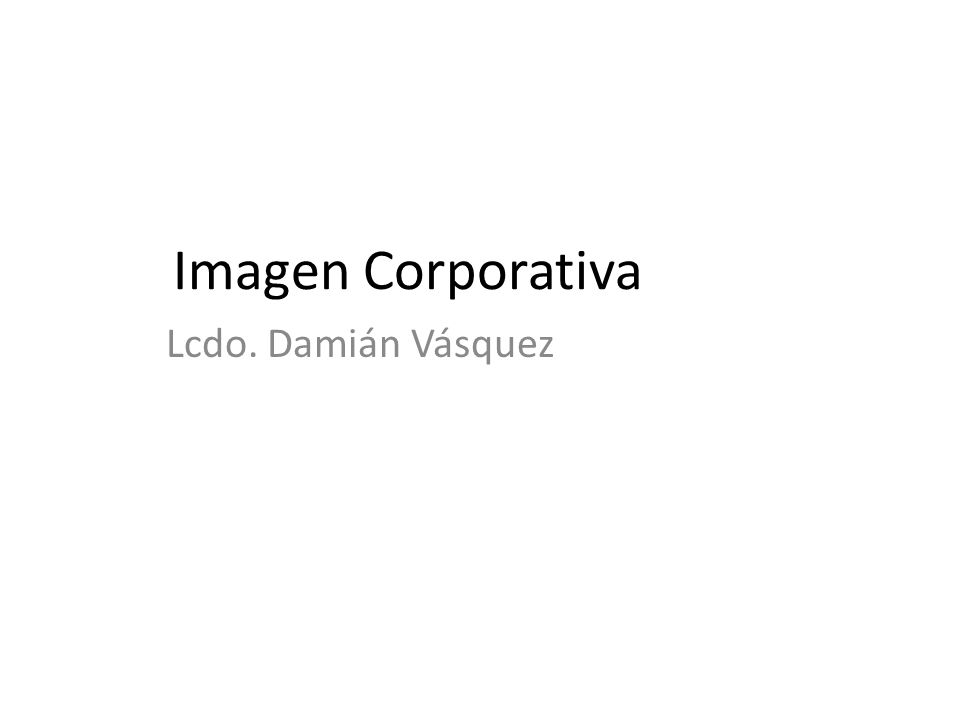 Imagen Corporativa Lcdo. Damián Vásquez