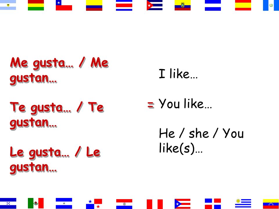 Frases de clarificación: Me=a mí Te=a ti Le=a él a ella a Ud. (a Roberto) (a Lola) (a tu hermano)