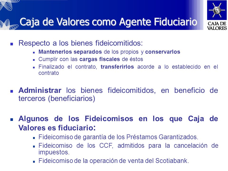 FIDEICOMISO GARANTIA SALVADOR fideicomiso garantia salvador: