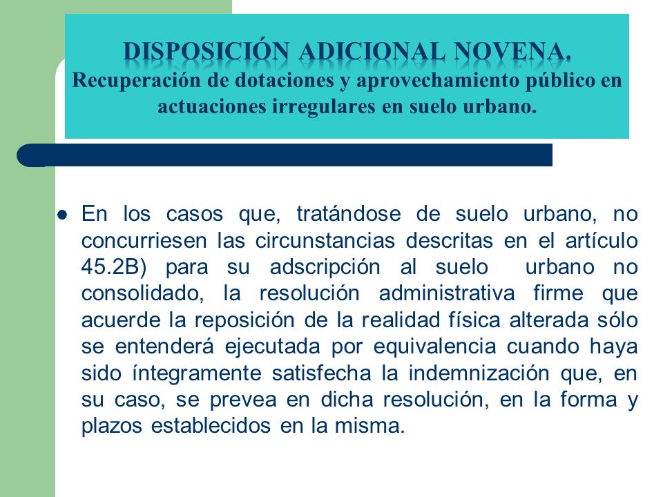 LEY SUELO 2007 ley suelo 2007: