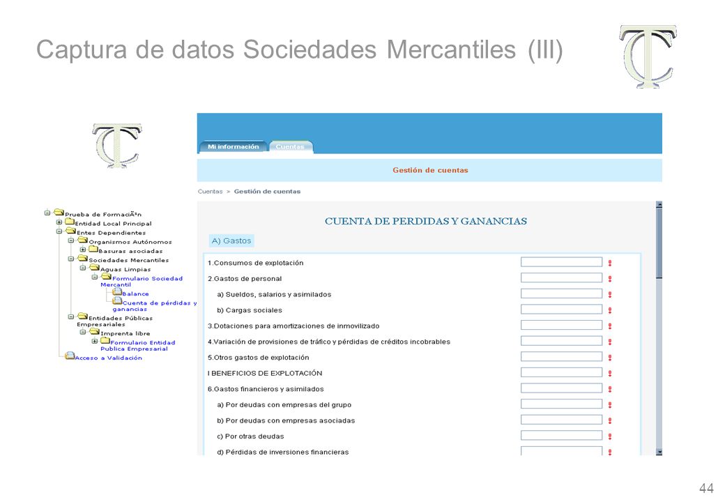 44 Captura de datos Sociedades Mercantiles (III)