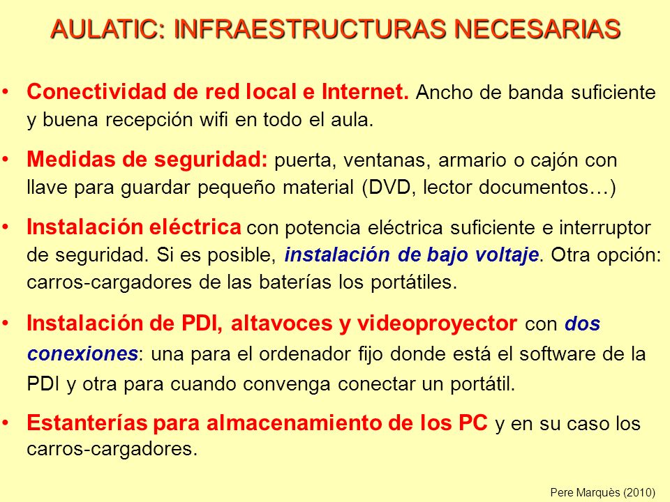 Conectividad de red local e Internet.