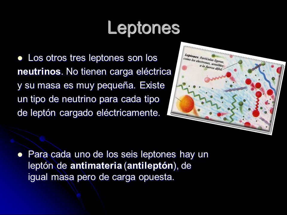 Resultado de imagen de Los neutrinos de los leptones