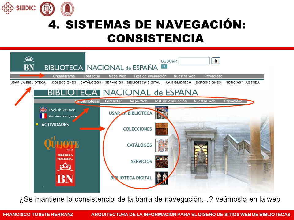 Resultado de imagen para sistemas de navegacion para un sitio web