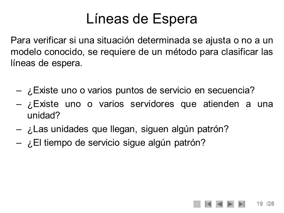 LINEAS DE ESPERA DE POISSON lineas de espera de poisson: