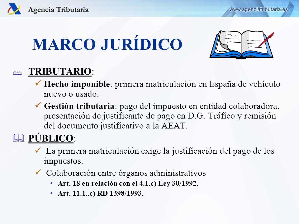 LEY MARCO JURIDICO TRIBUTARIO ley marco juridico tributario:
