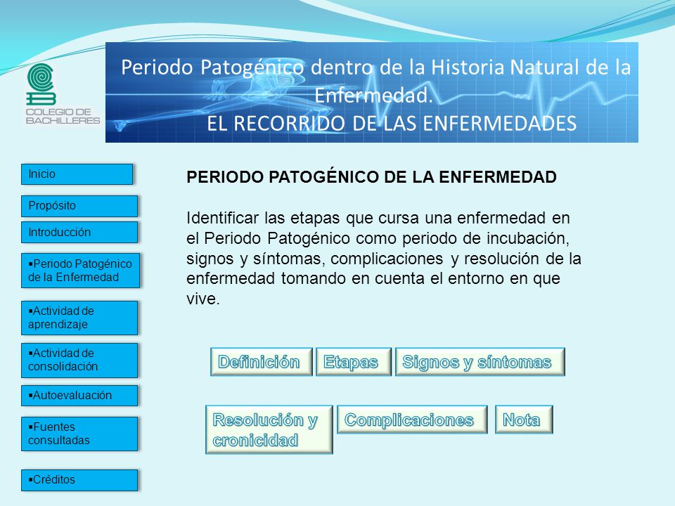 HISTORIA NATURAL DE LA ENFERMEDAD PERIODO PATOGENICO historia natural de la enfermedad periodo patogenico: