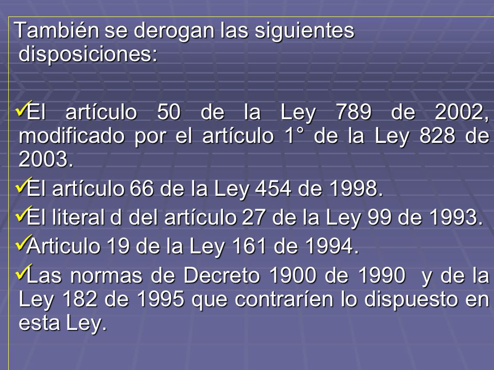 LEY 36 2002 ley 36 2002: