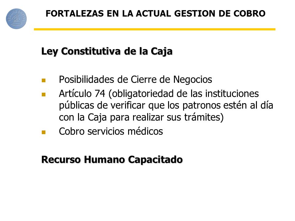 LEY CONSTITUTIVA DE LA CAJA COSTARRICENSE DE SEGURO SOCIAL ley constitutiva de la caja costarricense de seguro social: