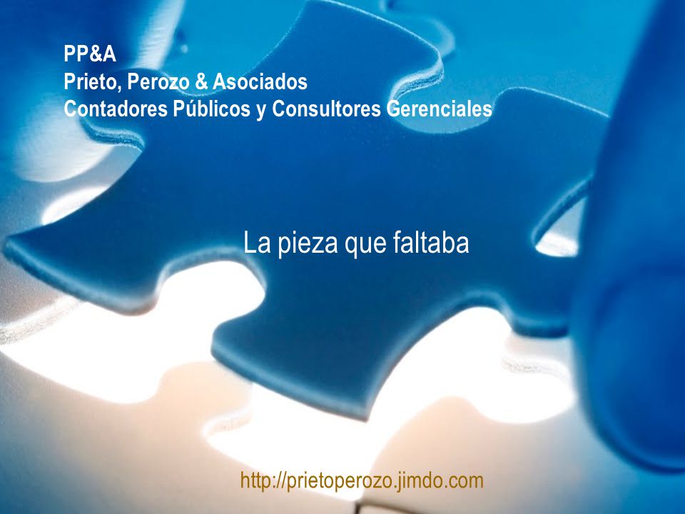 PP&A Prieto, Perozo & Asociados Contadores Públicos y Consultores Gerenciales Telf: Cel.