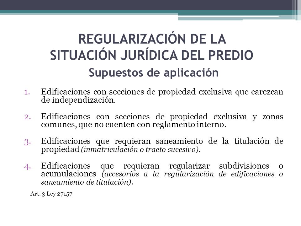 INTERNO LEY 27157 interno ley 27157: