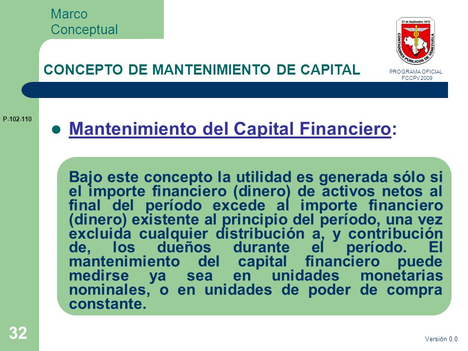 VALOR FINAL CAPITAL FINANCIERO valor final capital financiero: