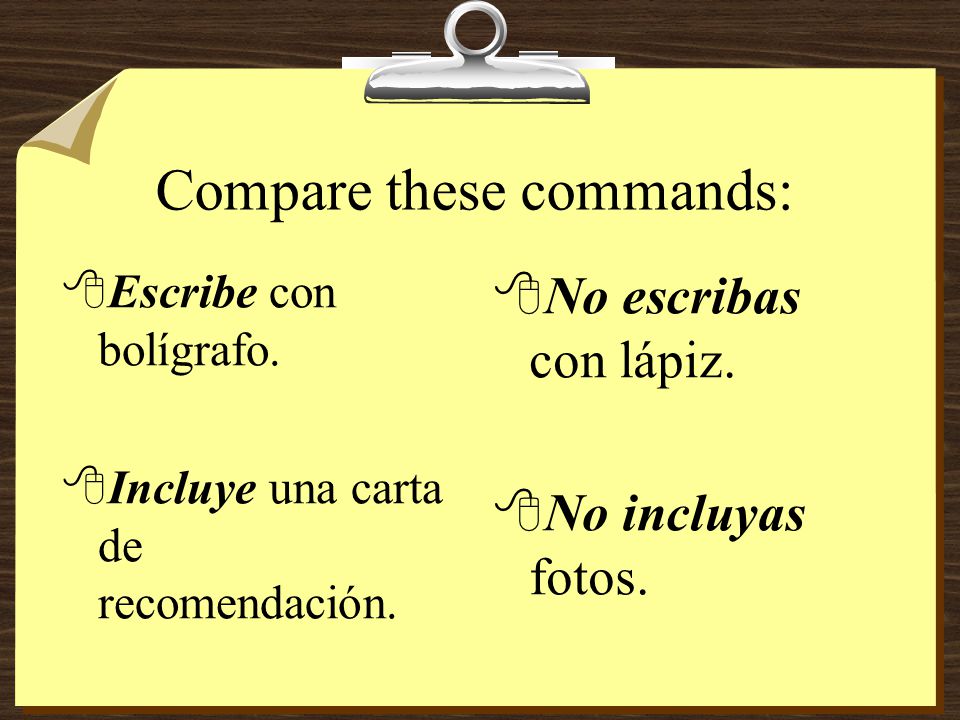 How do we form affirmative tú form commands .