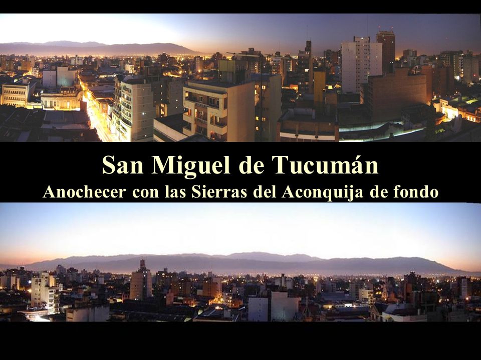 San Miguel de Tucumán Vista desde el Cerro San Javier