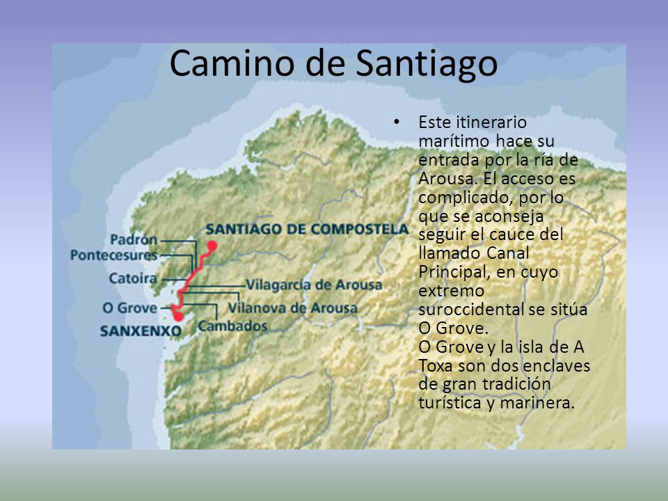 Resultado de imagen de Camino de Santiago de la Ría de Arosa