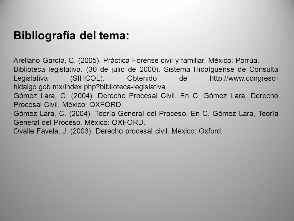 Bibliografía del tema: Arellano García, C. (2005).