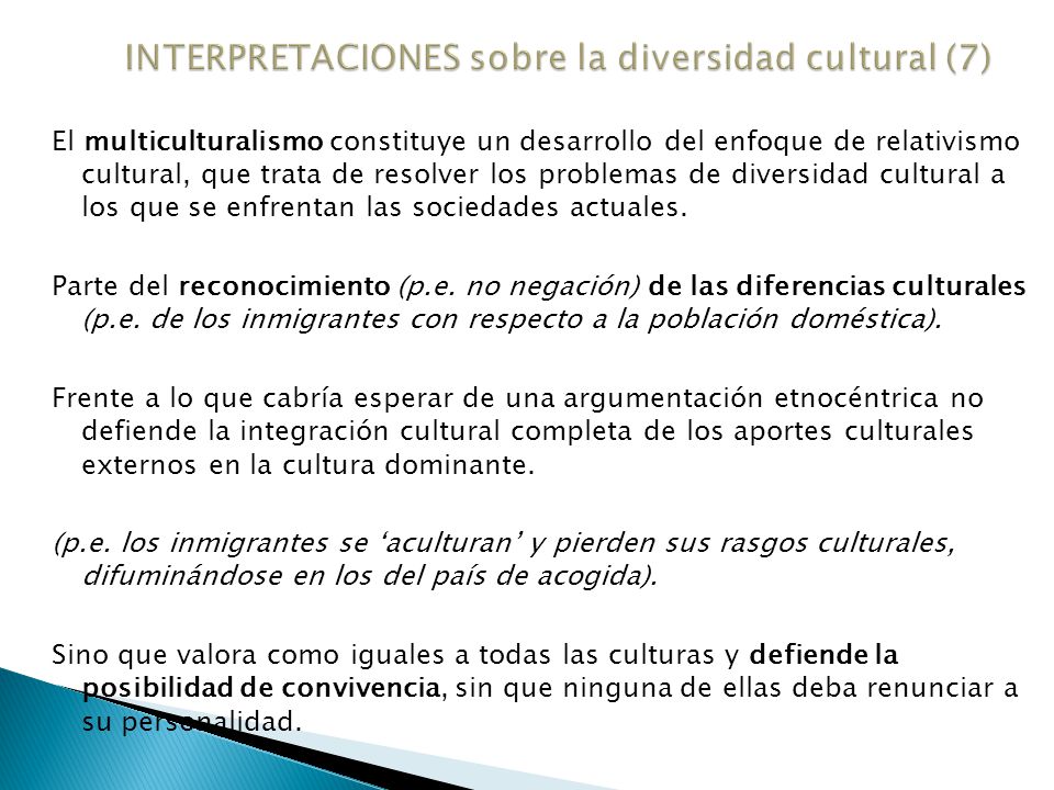 LAS CULTURAS PIERDEN SUS RASGOS CULTURALES las culturas pierden sus rasgos culturales: