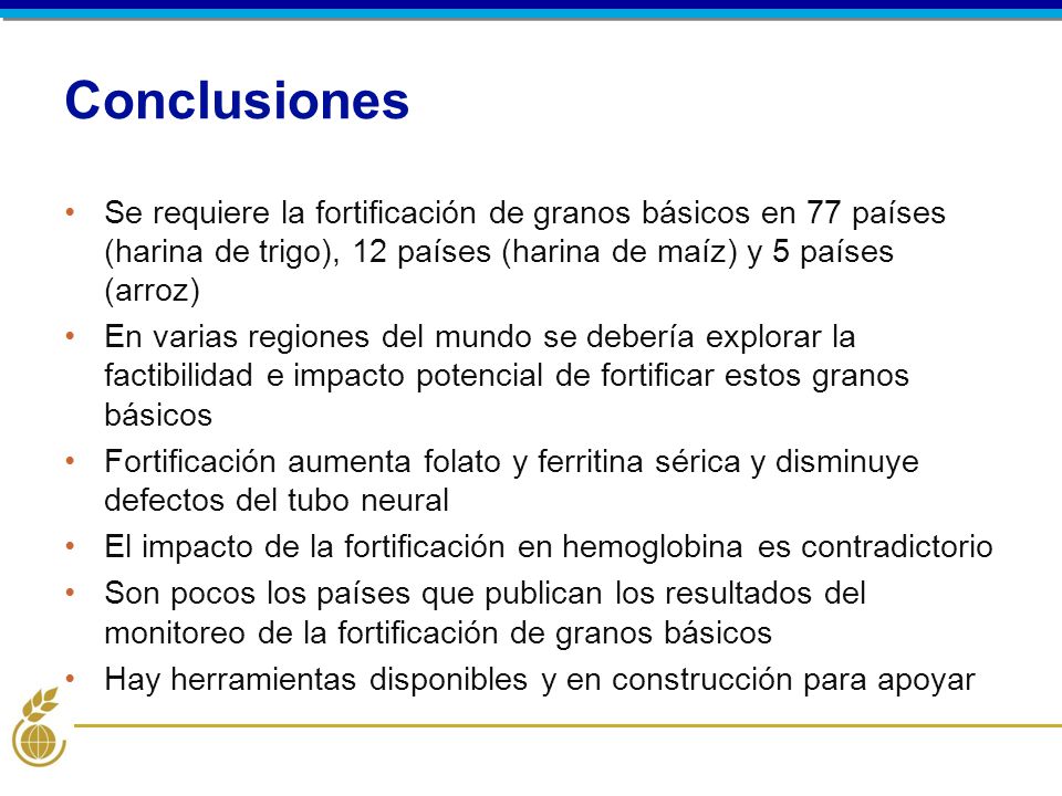 Avances En La Fortificaci N De Harina De Trigo A Nivel Global Helena