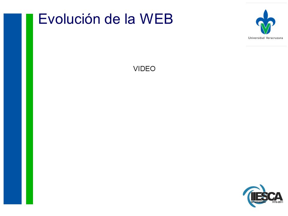 Evolución de la WEB VIDEO