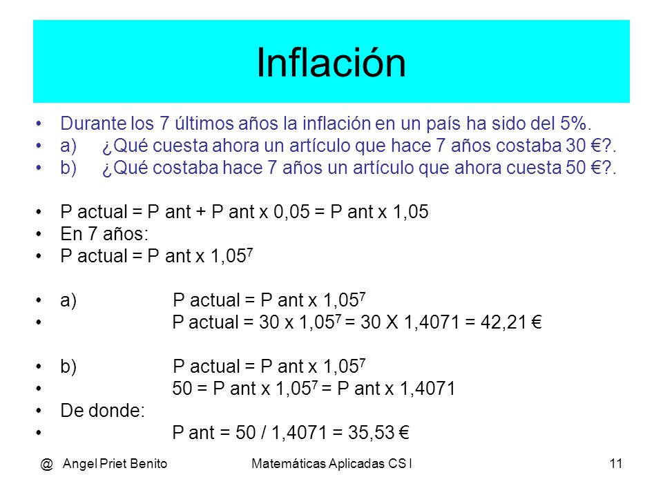 @ Angel Priet BenitoMatemáticas Aplicadas CS I10 Sea la función: f(x) = 3 x-2 Tabla de Valores: xf(x) -11/27 01/9 11/ Al ser la base a=3 > 1  La función es CRECIENTE.