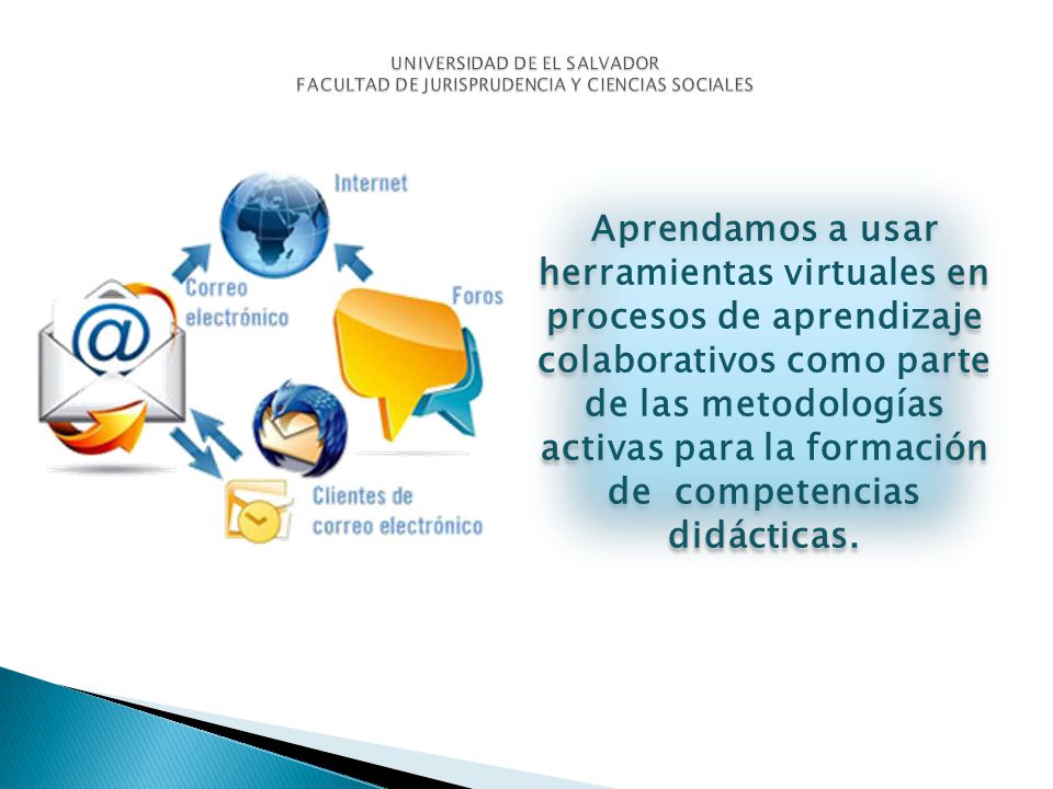 Aprendamos a usar herramientas virtuales en procesos de aprendizaje colaborativos como parte de las metodologías activas para la formación de competencias didácticas.