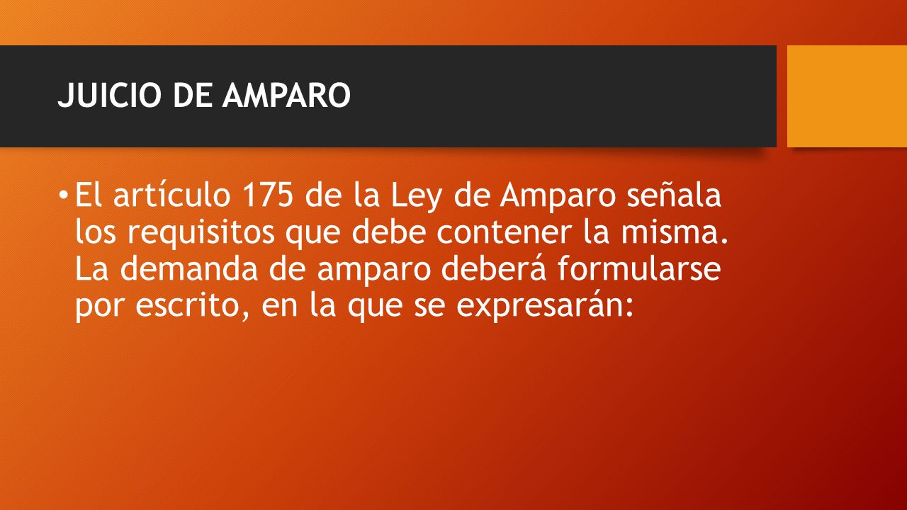 CONTENIDO DE LA DEMANDA DE AMPARO GERARDO ALBERTO VAZQUEZ LOPEZ Ppt