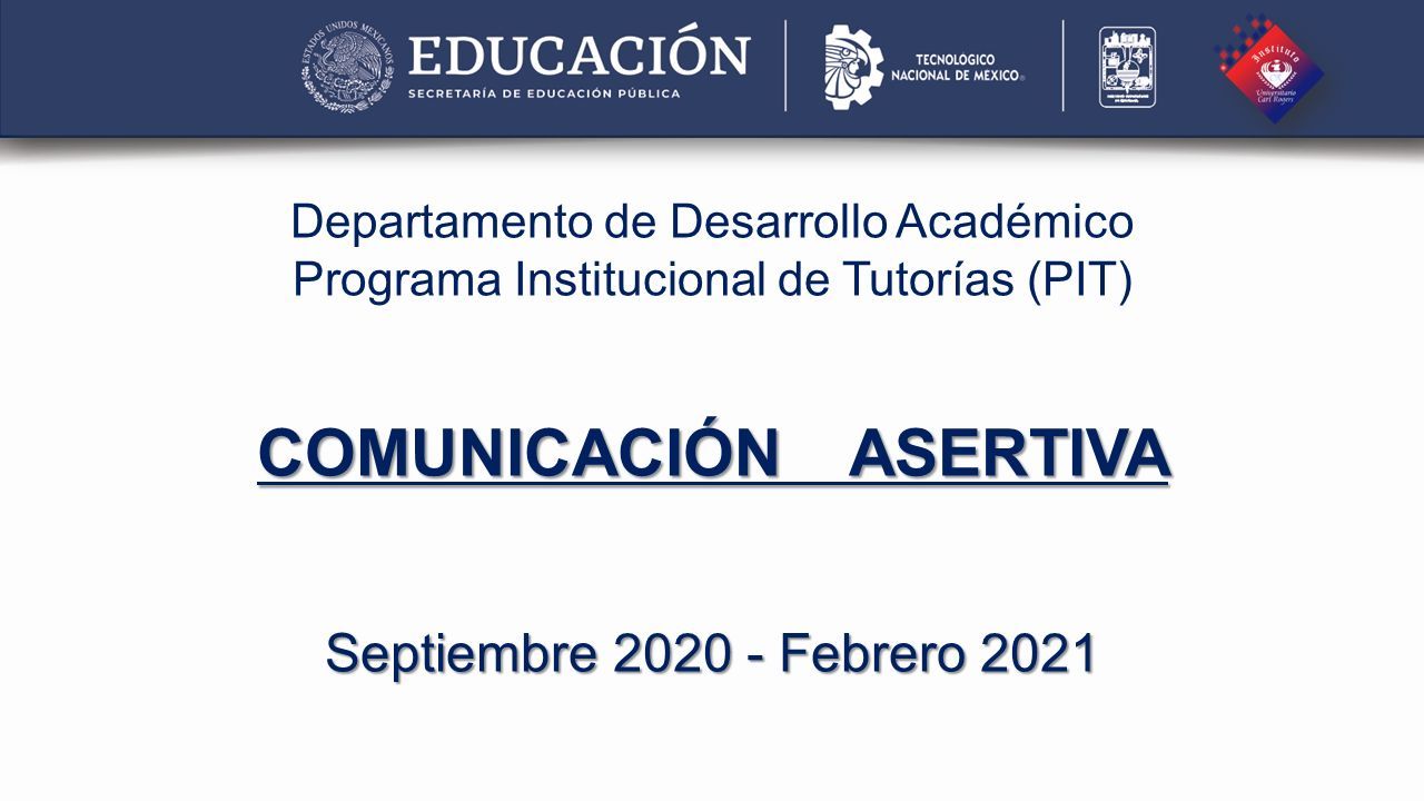 Departamento De Desarrollo Acad Mico Programa Institucional De Tutor As