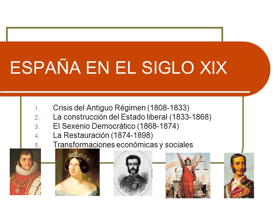 Resultado de imagen de el siglo xix en españa