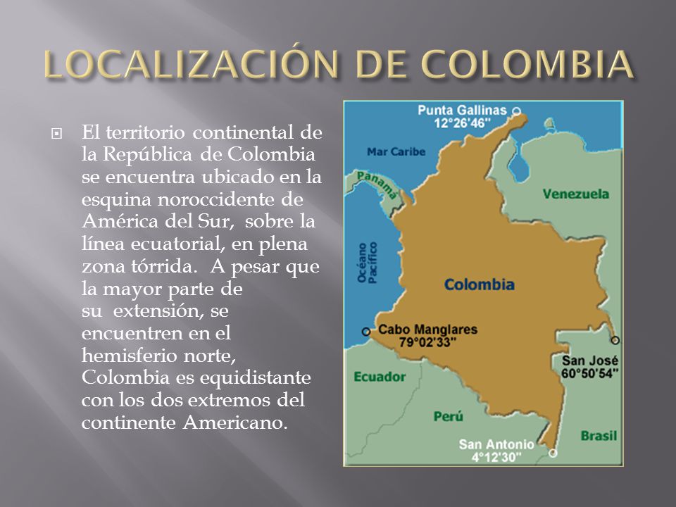 GEOGRAFIA GENERAL DE COLOMBIA geografia general de colombia: