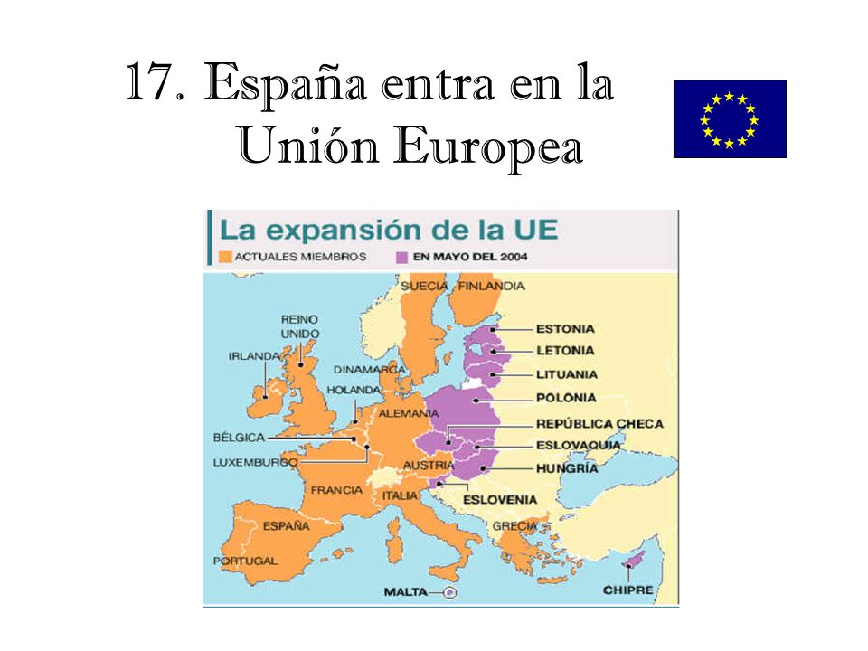 17.España entra en la Unión Europea
