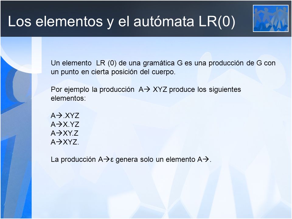 ELEMENTOS SINTACTICOS DE UN LENGUAJE elementos sintacticos de un lenguaje: