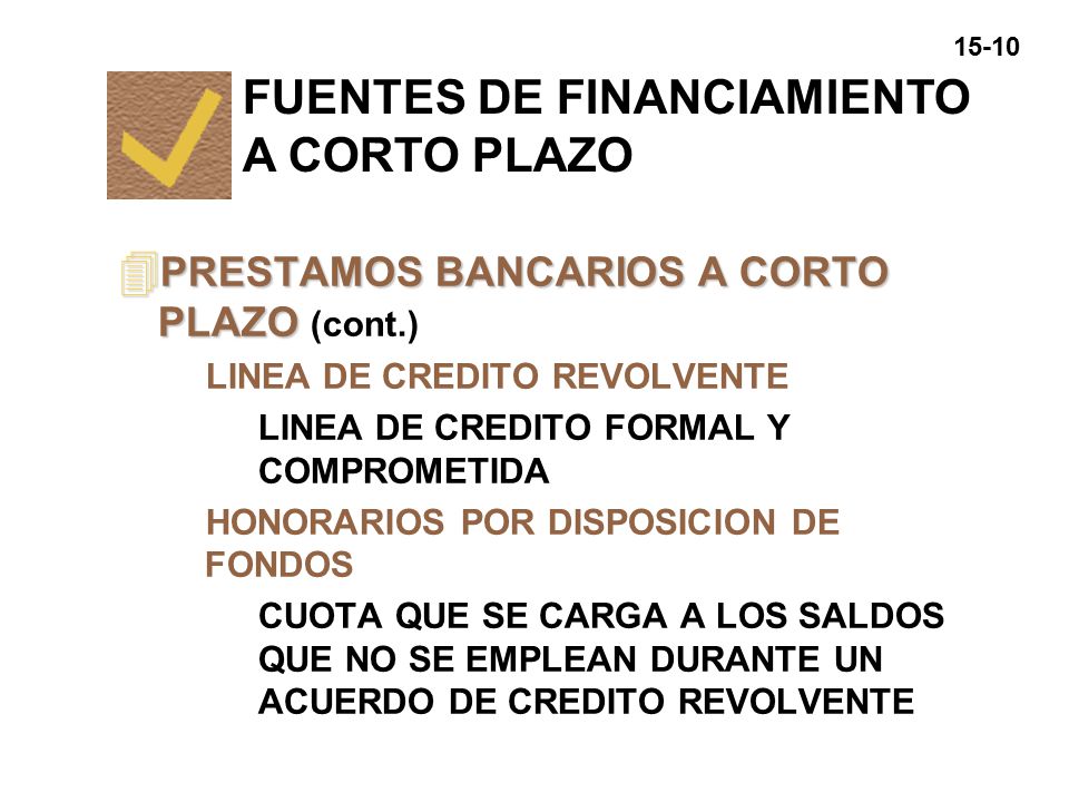 Ejemplos De Prestamos Bancarios A Corto Plazo Rogers79a1