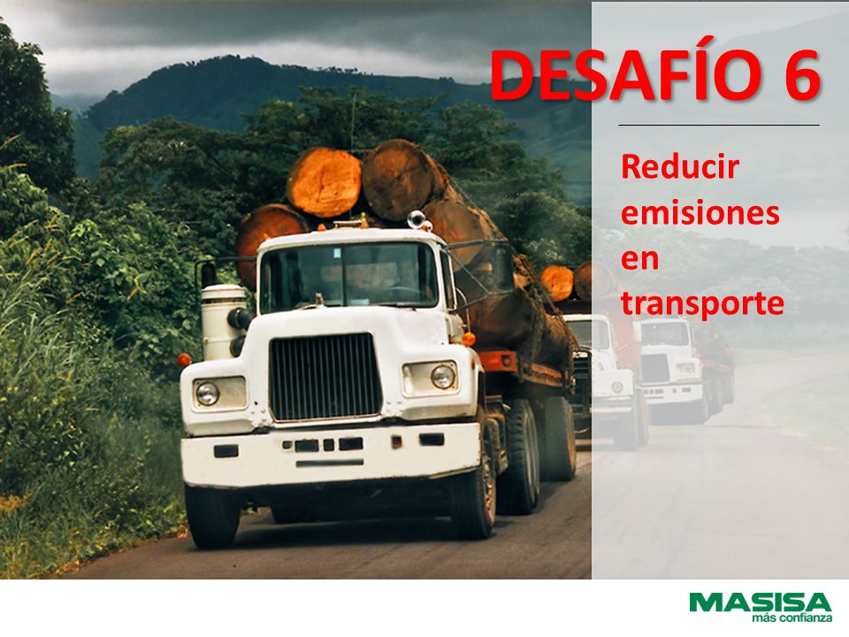 Reducir emisiones en transporte DESAFÍO 6