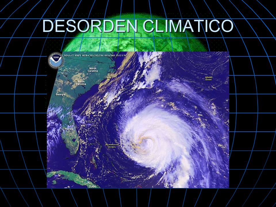 DESORDEN CLIMATICO