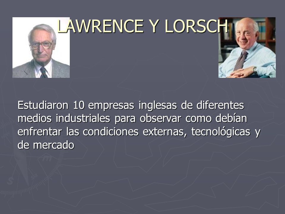 Lawrence y Lorsch