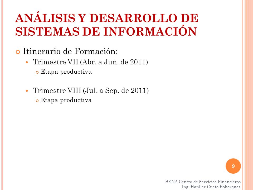 FASE DESARROLLO ING SOFTWARE fase desarrollo ing software: