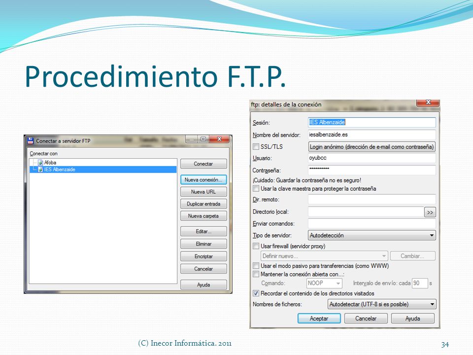 Procedimiento F.T.P. 34(C) Inecor Informática. 2011