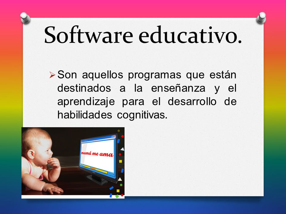 Software educativo.