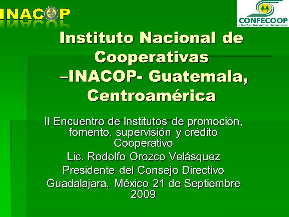 INSTITUTO NACIONAL CREDITO instituto nacional credito: